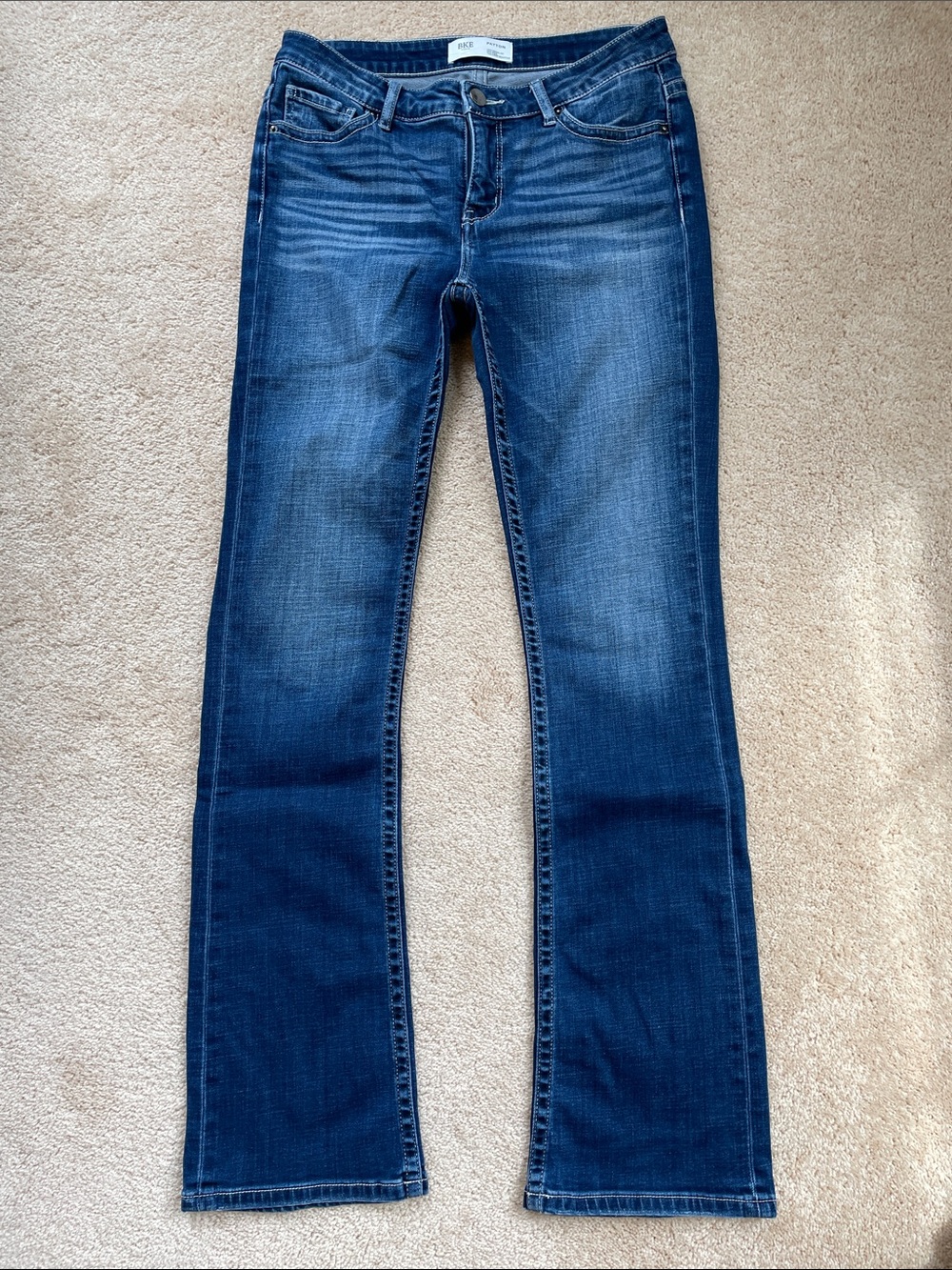 Buckle Women's Dark Blue Boot Cut Jeans